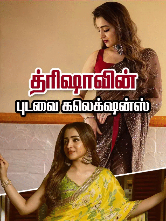 த்ரிஷாவின் அழகிய புடவை கலெக்ஷன்!